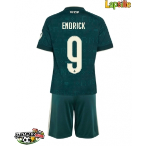 Real Madrid Endrick #9 Vieraspaita Lapsille 2026-27 Lyhythihainen (+ shortsit)